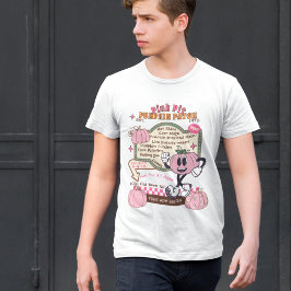 Camiseta Picada de Abóbora - Abóbora Rosa