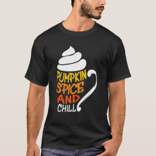 Camiseta Picada de abóbora de queda livre e cápsula latina
