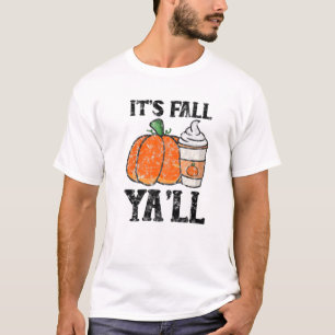 Camiseta Picada de abóbora e queda de abóbora.