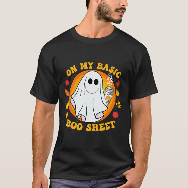 Camiseta Picada de abóbora Lateral Queda Básica de Diversão (Frente)