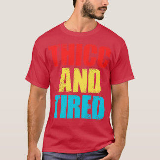 Camiseta picada e cansada
