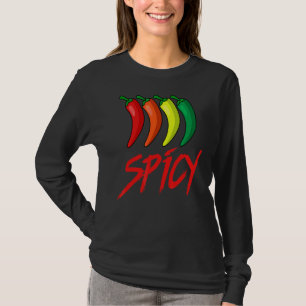 Camiseta Picante Divertido Pimenta Quente de Molho Picante