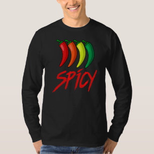 Camiseta Picante Divertido Pimenta Quente de Molho Picante