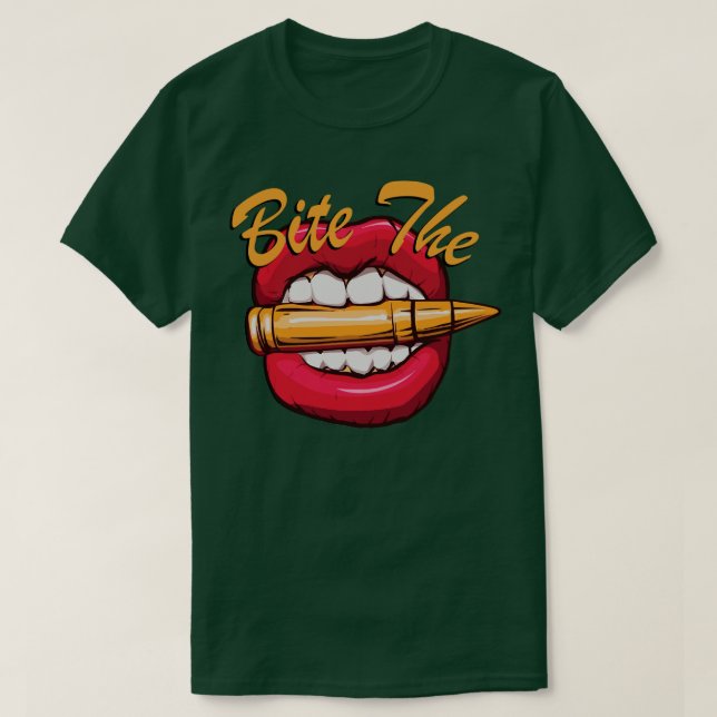 Camiseta picar a bala (Frente do Design)