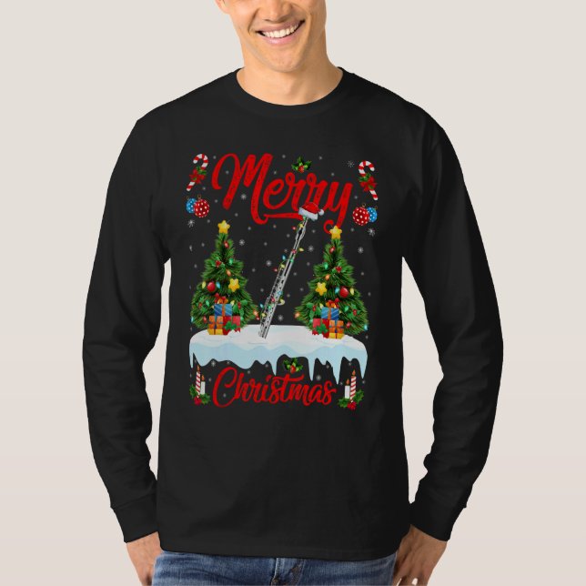 Camiseta Piccolo Music   Lights Xmas Tree Santa Piccolo Chr (Frente)