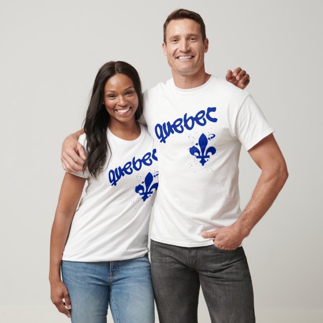 Camiseta Pichações de Quebec (Unissex)