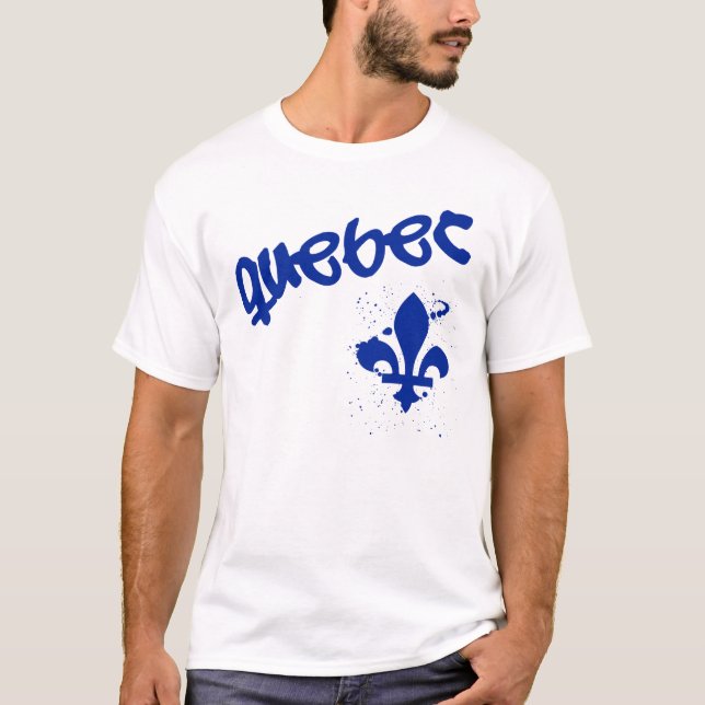 Camiseta Pichações de Quebec (Frente)
