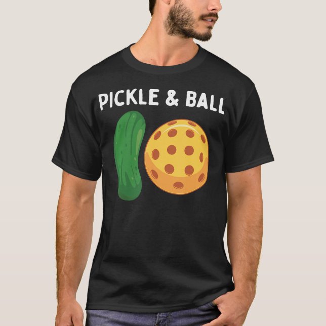 Camiseta Pickle Ball - Jogadores de Pickleball (Frente)