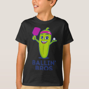 Camiseta Pickle Ballin' Bros - Oferece Amigos, Irmãos Ou