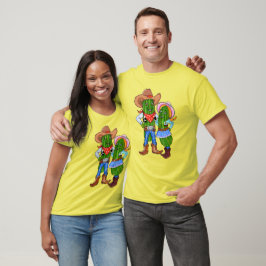 Camiseta Pickle Cowboy, Gherkin Cowgirl, Dill Cucumber West