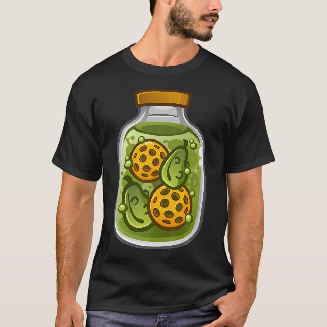 Camiseta Pickle Jar Pickleball Jar Funny Pickleball Player (Frente)