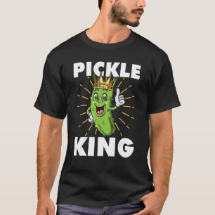 Camiseta Pickle King Veggie Comida Vegan Vegetarian Day