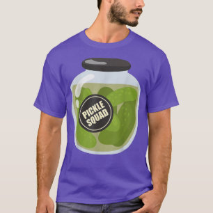 Camiseta Pickle Squad Engraçado Vegan Pepino Halloween C