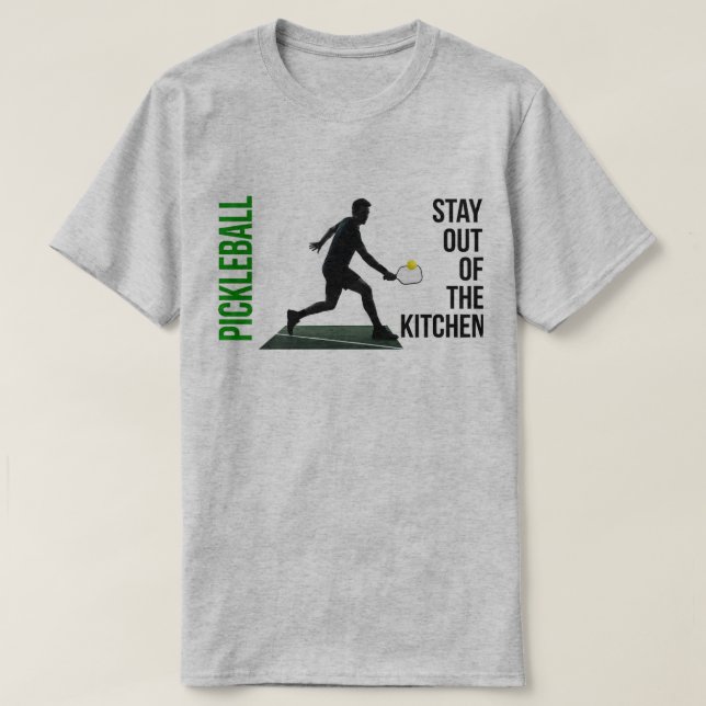 CAMISETA PICKLEBALL: A ZONA VERMELHA  (Frente do Design)
