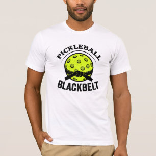 Camiseta Pickleball Blackbelt - Mestre de Pickleball Engraç