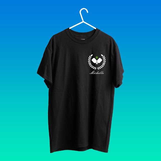Camiseta Pickleball com Paddles e Nome Personalizado da Bol (Criador carregado)