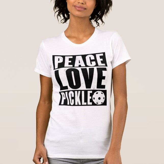 Camiseta Pickleball de Amor pela Paz (Frente)