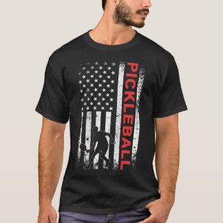 Camiseta Pickleball de Bandeira Americano