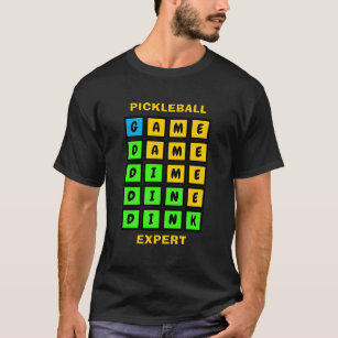 Camiseta Pickleball DE JOGO DE PALAVRAS