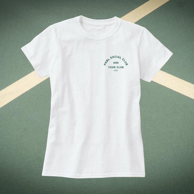 Camiseta Pickleball do Clube Social Verde PKBL (Criador carregado)