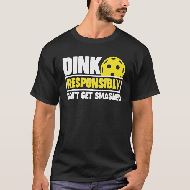 Camiseta Pickleball don't get smashed (Frente)