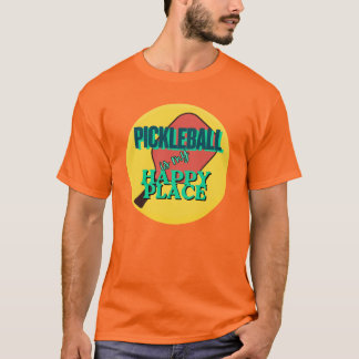 Camiseta Pickleball é o meu humor de lugar feliz