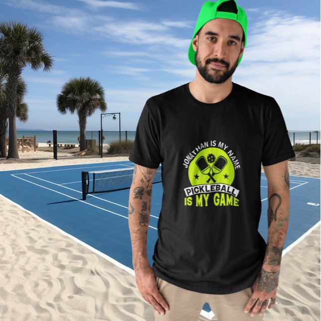 Camiseta Pickleball é o meu Jogo Personalizado (Criador carregado)