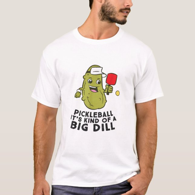 Camiseta Pickleball É um tipo de pílula grande (Frente)