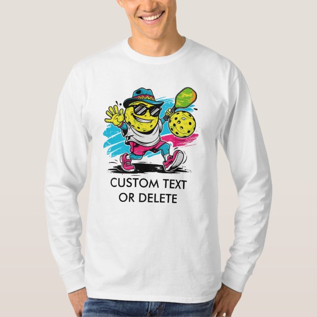 Camiseta pickleball engraçado (Frente)