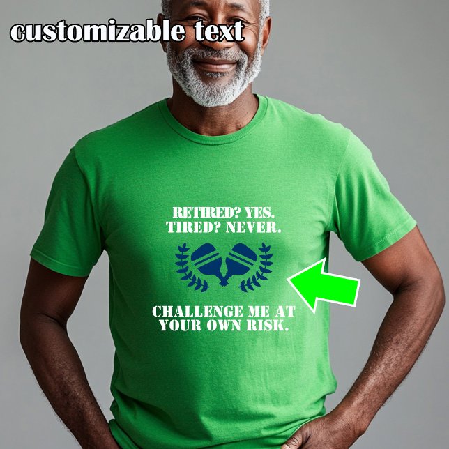 Camiseta Pickleball Engraçado Paddle Veteran (Funny pickleball Paddle Veteran T-Shirt)