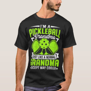 Camiseta Pickleball engraçado para mulheres avó mulheres me