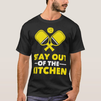 Camiseta Pickleball Fique Fora Da Cozinha