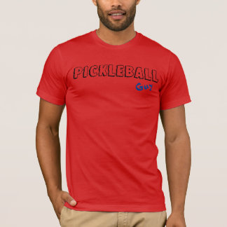 Camiseta Pickleball Guy vermelha