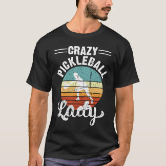 Camiseta Pickleball Lady Player Retro Vintage 1