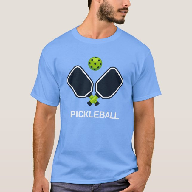 Camiseta Pickleball legal Estilizado com Paddles e Ball Pic (Frente)