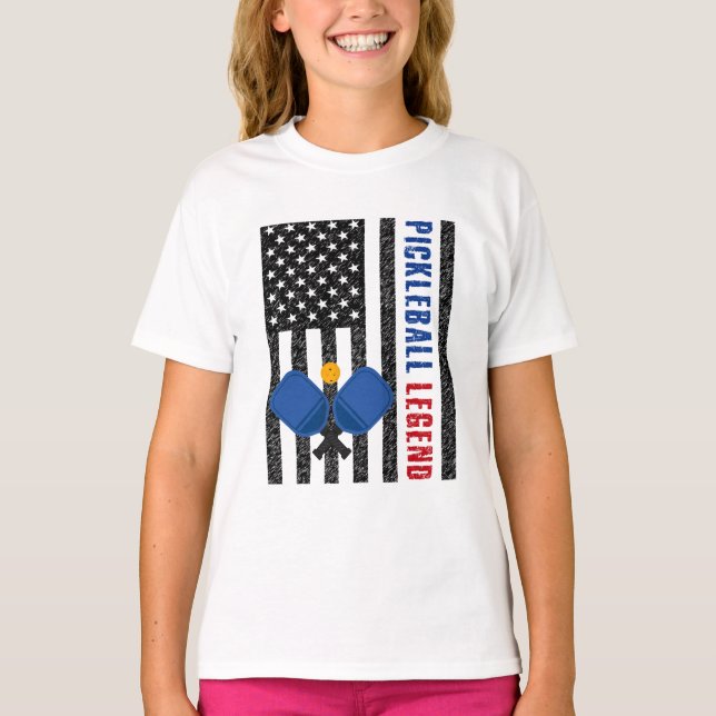 Camiseta Pickleball Legend EUA (Frente)