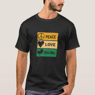 Camiseta Pickleball Love - Sinal de Paz - Pickleball do Car