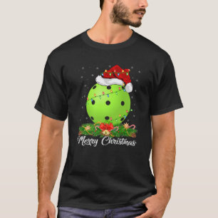 Camiseta Pickleball Lover Correspondente a Santa Hat Pickle