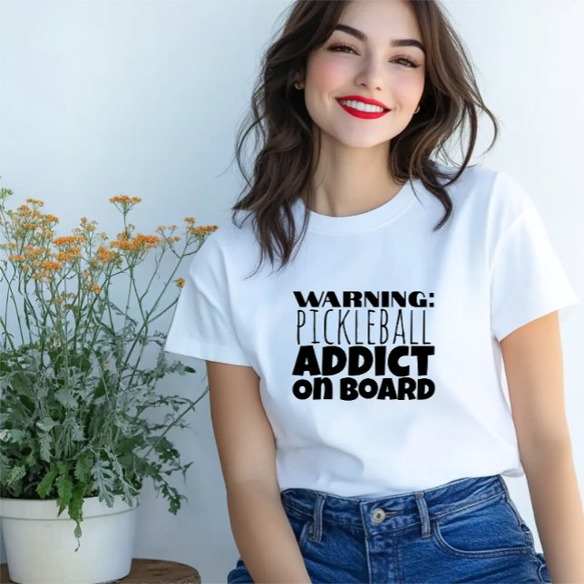 Camiseta Pickleball Lovers Sonha com um slogan negro engraç (Criador carregado)