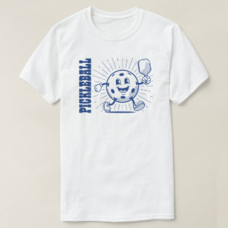 Camiseta PICKLEBALL MASCOT - Azul-rebelde