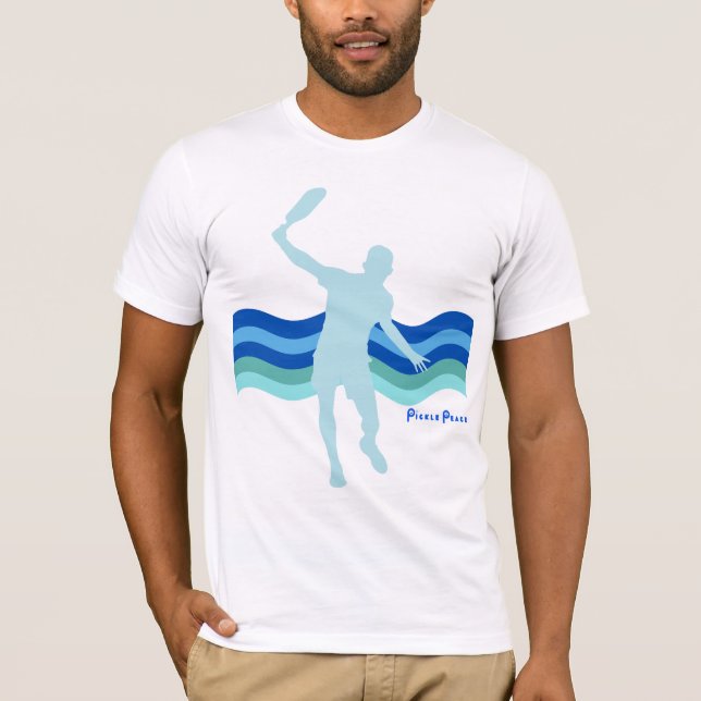 Camiseta Pickleball masculina por Pickle Peace (Frente)