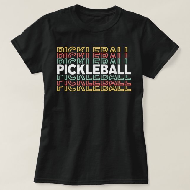 Camiseta Pickleball Men & Women Pickler Player 747 (Frente do Design)