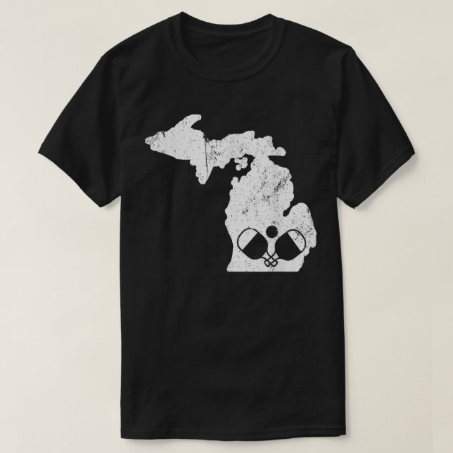 Camiseta Pickleball Michigan 385 (Frente do Design)