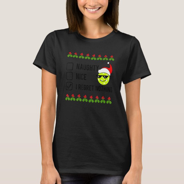 Camiseta Pickleball NAUGHTY NICE (Frente)