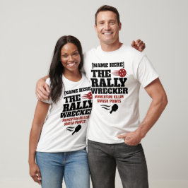 Camiseta Pickleball Nome Personalizado O Demolidor de Rally