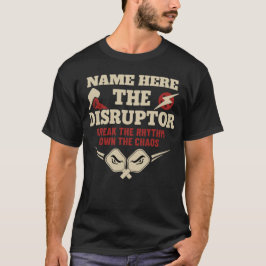 Camiseta Pickleball Nome Personalizado O DISRUPTOR
