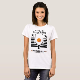 Camiseta Pickleball Nome Personalizado Pickleball