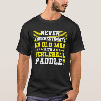 Camiseta Pickleball Old Man Pickleball Paddle