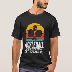 Camiseta Pickleball Onde Amigos São Destruídos