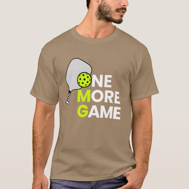 Camiseta Pickleball One More Game girl gift (Frente)
